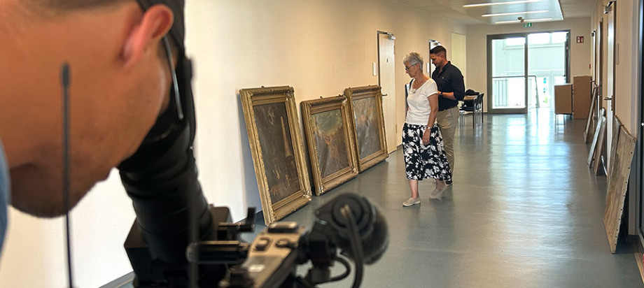 Wiederentdeckte Gemälde vom Schloss Henriette